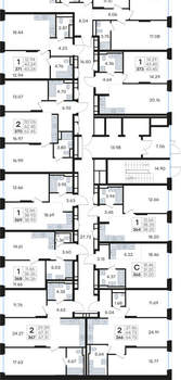 2-к квартира, вторичка, 62м2, 2/13 этаж
