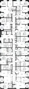 2-к квартира, вторичка, 55м2, 9/30 этаж