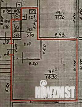 1-к квартира, вторичка, 24м2, 2/2 этаж