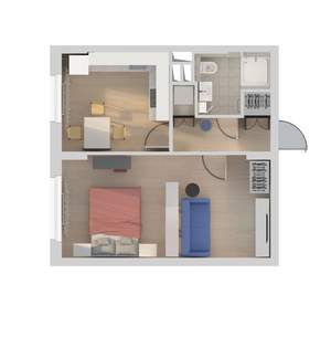 1-к квартира, вторичка, 38м2, 5/22 этаж