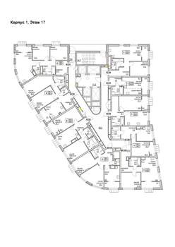 2-к квартира, вторичка, 60м2, 17/24 этаж