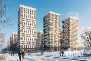 2-к квартира, строящийся дом, 61м2, 13/23 этаж