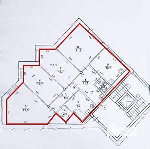 4-к квартира, вторичка, 121м2, 3/7 этаж