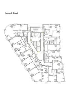 2-к квартира, вторичка, 61м2, 2/24 этаж