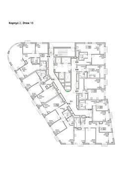 Студия квартира, вторичка, 27м2, 18/24 этаж