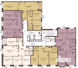 2-к квартира, вторичка, 70м2, 3/12 этаж