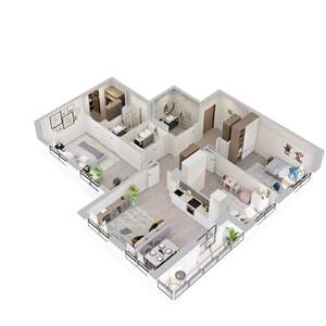 3-к квартира, вторичка, 94м2, 2/10 этаж