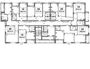 3-к квартира, строящийся дом, 103м2, 9/17 этаж