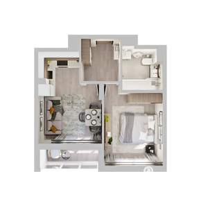 1-к квартира, вторичка, 37м2, 10/10 этаж