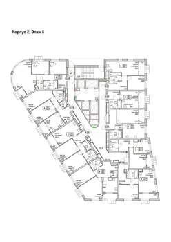 2-к квартира, вторичка, 64м2, 6/24 этаж