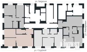2-к квартира, вторичка, 57м2, 1/9 этаж