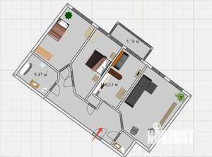 3-к квартира, вторичка, 110м2, 3/9 этаж