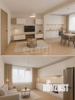 1-к квартира, вторичка, 52м2, 11/24 этаж