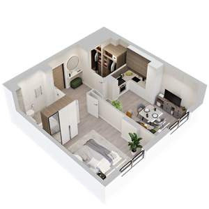 1-к квартира, вторичка, 41м2, 10/10 этаж