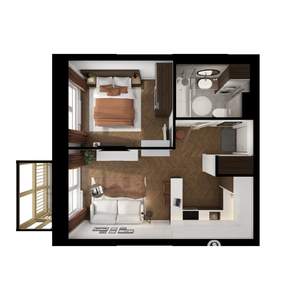 1-к квартира, вторичка, 35м2, 25/25 этаж