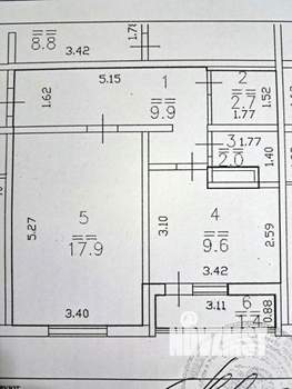 1-к квартира, вторичка, 42м2, 6/10 этаж