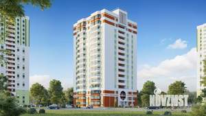 1-к квартира, строящийся дом, 46м2, 11/17 этаж