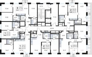 2-к квартира, вторичка, 62м2, 9/13 этаж