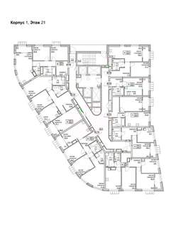 Студия квартира, вторичка, 27м2, 21/24 этаж