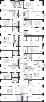 1-к квартира, вторичка, 39м2, 6/13 этаж