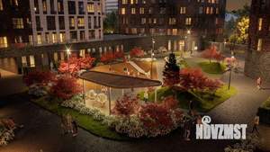 2-к квартира, строящийся дом, 44м2, 15/25 этаж