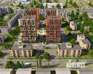 1-к квартира, строящийся дом, 34м2, 6/18 этаж