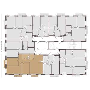 3-к квартира, строящийся дом, 89м2, 8/8 этаж