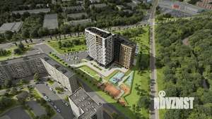 1-к квартира, строящийся дом, 39м2, 4/16 этаж