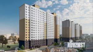 2-к квартира, строящийся дом, 65м2, 17/17 этаж