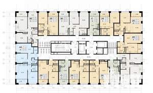 3-к квартира, строящийся дом, 68м2, 3/20 этаж