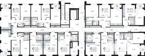 2-к квартира, вторичка, 51м2, 1/9 этаж