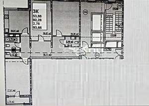 3-к квартира, сданный дом, 94м2, 6/12 этаж