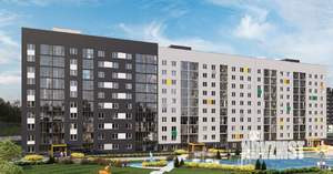 1-к квартира, строящийся дом, 34м2, 4/10 этаж