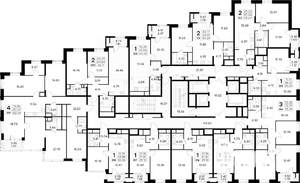 1-к квартира, вторичка, 39м2, 26/32 этаж