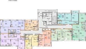 2-к квартира, вторичка, 55м2, 3/25 этаж