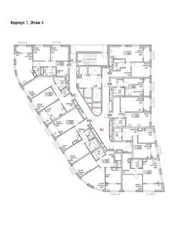 1-к квартира, вторичка, 44м2, 4/24 этаж