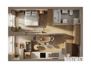 1-к квартира, вторичка, 32м2, 3/18 этаж