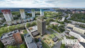 3-к квартира, строящийся дом, 90м2, 12/17 этаж