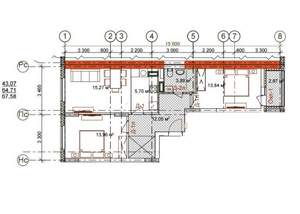 2-к квартира, вторичка, 65м2, 11/24 этаж