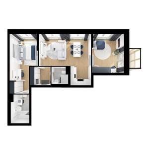 2-к квартира, вторичка, 59м2, 2/25 этаж