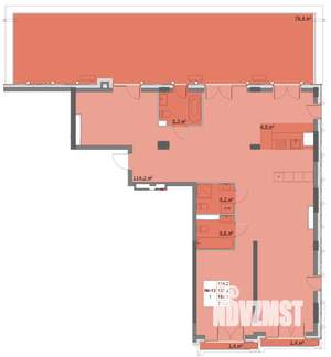 3-к квартира, вторичка, 158м2, 5/6 этаж