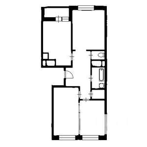 1-к квартира, вторичка, 42м2, 5/17 этаж