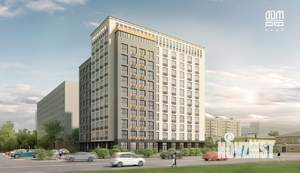 1-к квартира, строящийся дом, 42м2, 4/11 этаж