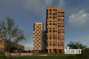 2-к квартира, строящийся дом, 77м2, 5/16 этаж