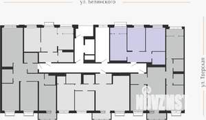 2-к квартира, вторичка, 56м2, 8/13 этаж