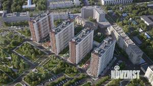 2-к квартира, строящийся дом, 57м2, 11/18 этаж