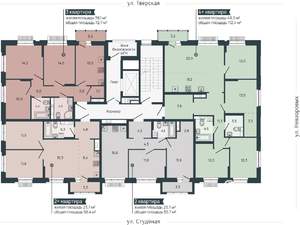 4-к квартира, вторичка, 112м2, 6/9 этаж