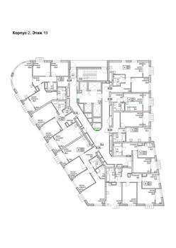 3-к квартира, вторичка, 68м2, 19/24 этаж