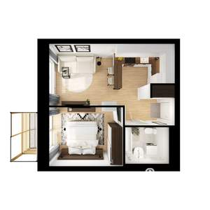 1-к квартира, вторичка, 35м2, 13/15 этаж