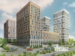 2-к квартира, строящийся дом, 59м2, 14/23 этаж